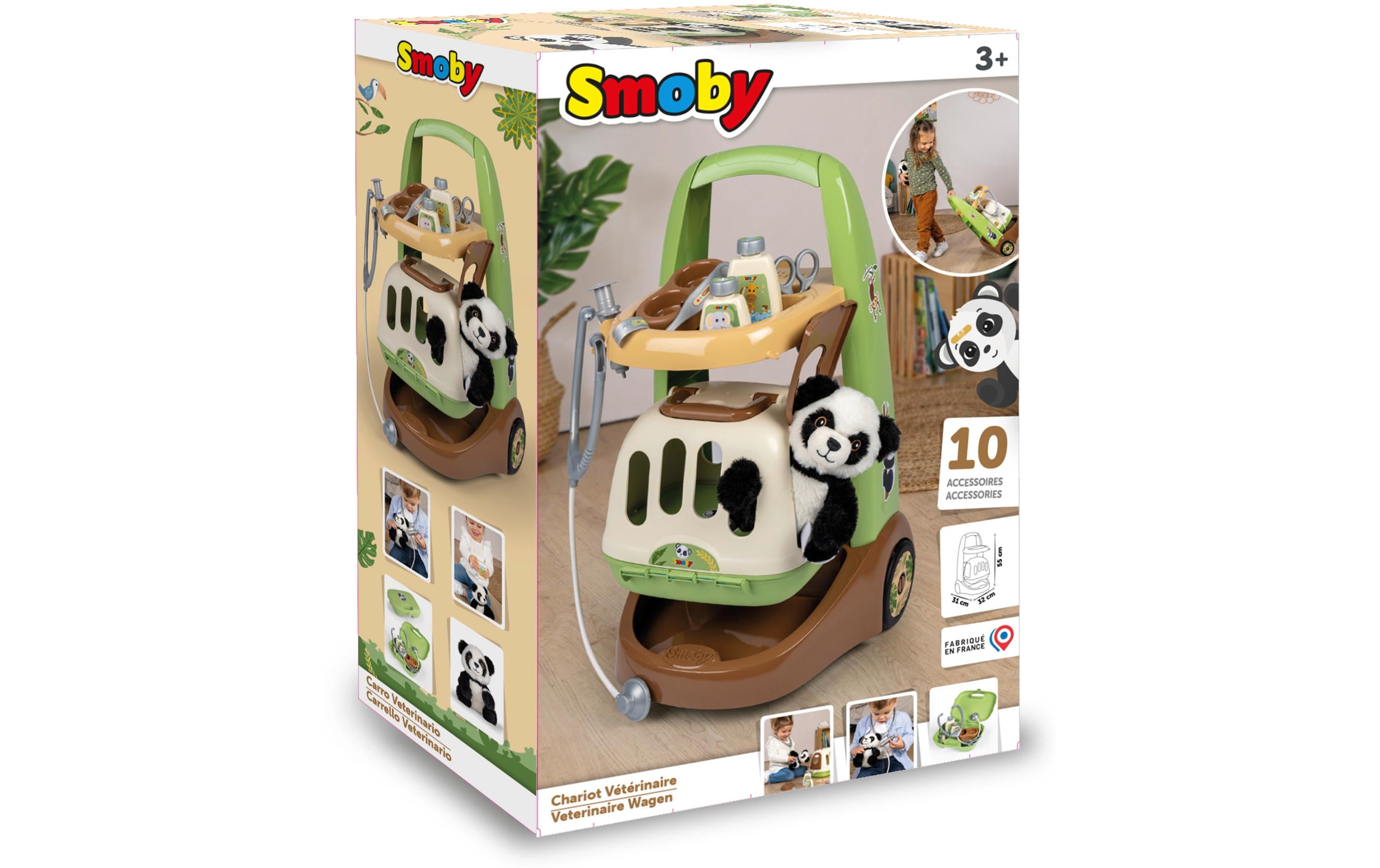 Smoby Tierarzt Trolley mit Panda