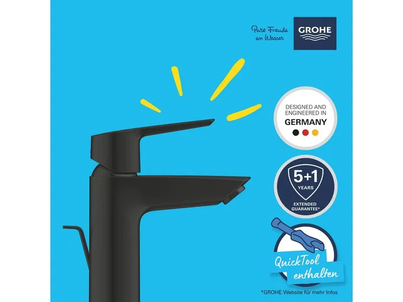 GROHE Lavaboarmatur Start S-Size Mattschwarz