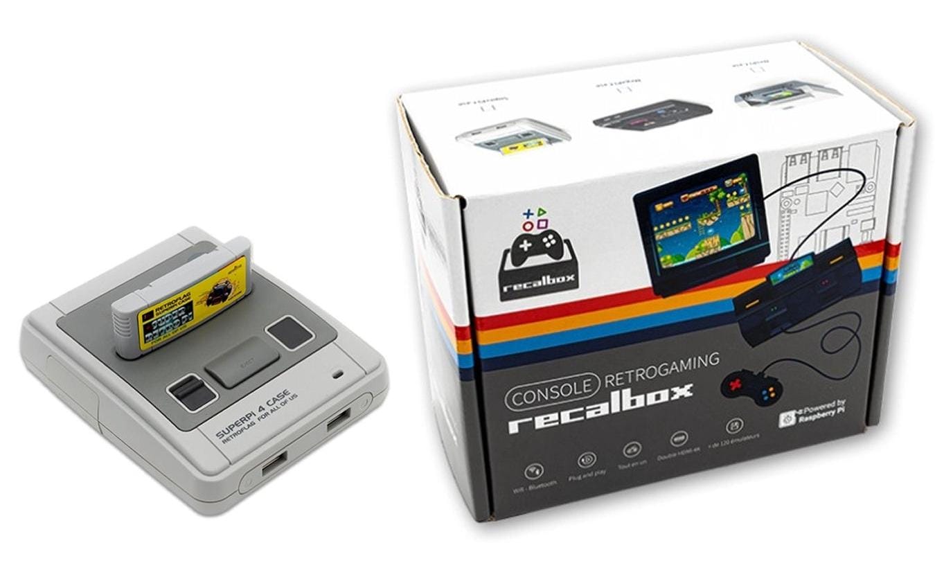 HutoPi Gaming Kit Raspberry Pi 4, 4 GB Retrogaming SNES Set