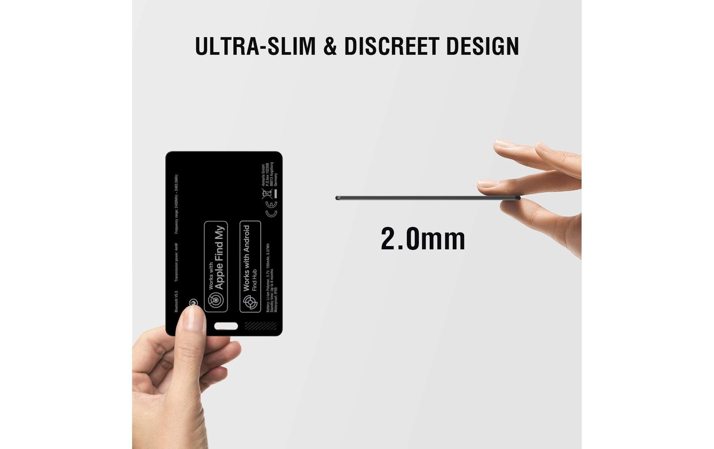 4smarts Standort-Finder SkyTag Card Duos ReCharge Schwarz 4smarts Standort-Finder SkyTag Card Duos ReCharge Schwarz