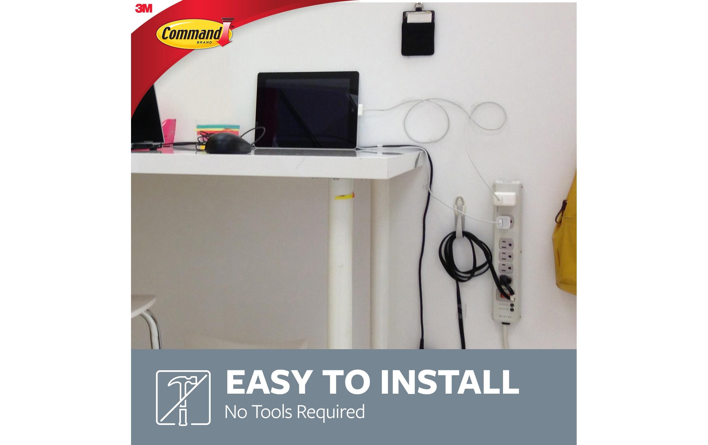 Command Kabelhänger M 5 cm x 2 mm Weiss 50 mm x 2 mm