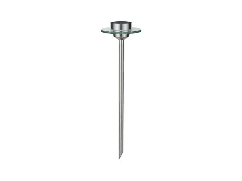 Paulmann Sockelleuchte LED Solarspiess Special Ufo, 3000K, Edelstahl Paulmann Sockelleuchte LED Solarspiess Special Ufo, 3000K, Edelstahl