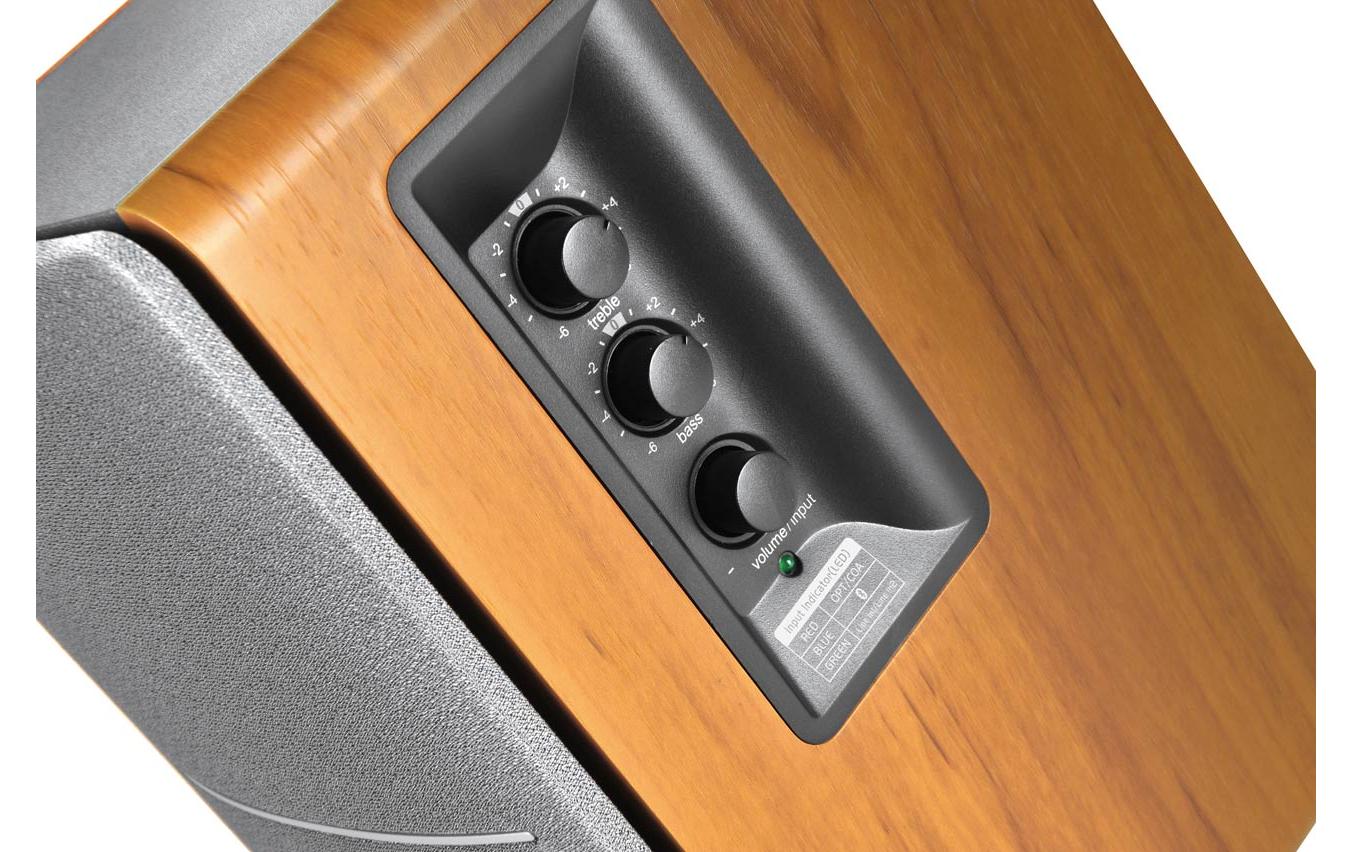 Edifier Regallautsprecher Paar R1280DB Braun