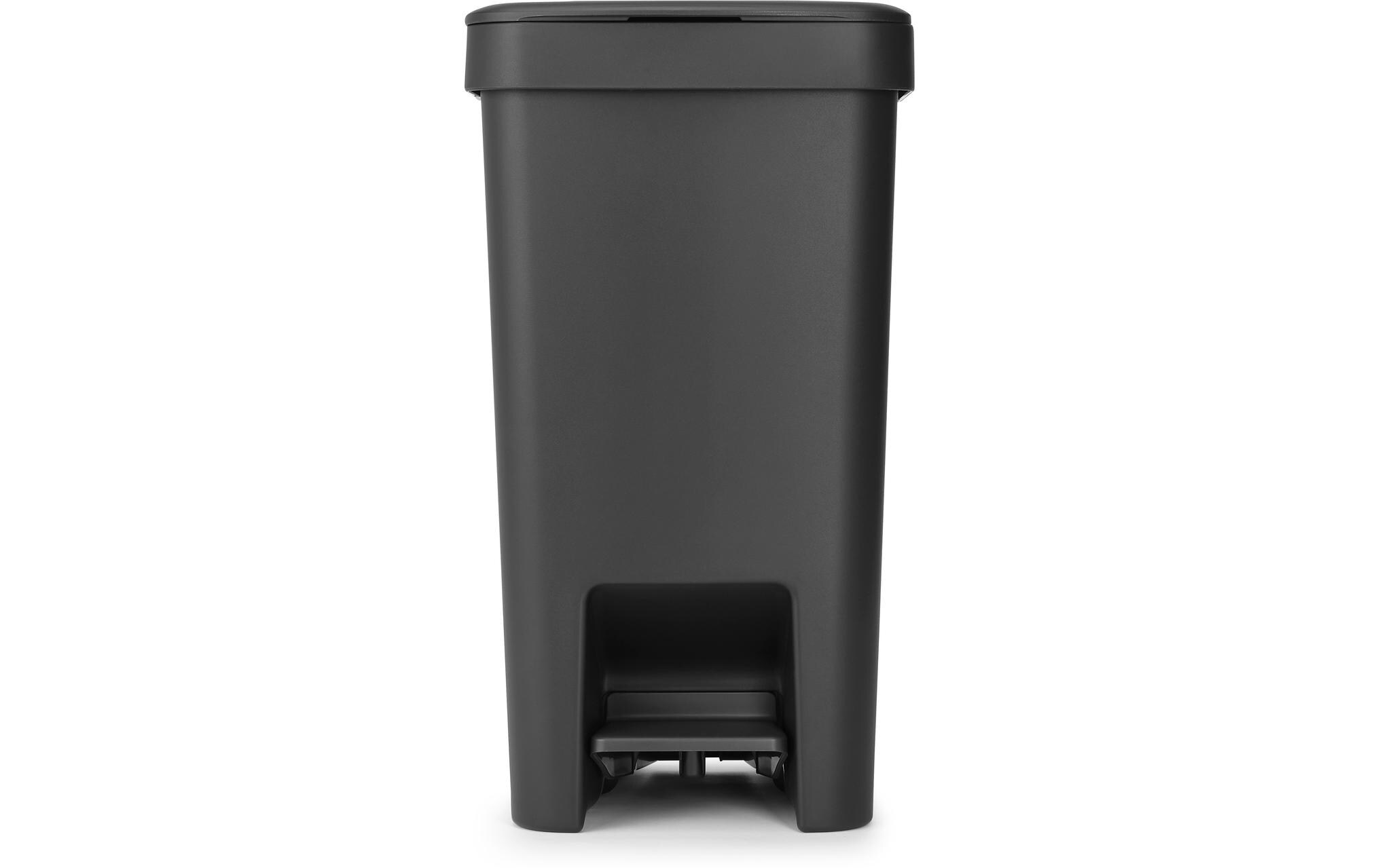 Brabantia Recyclingbehälter StepUp 16 l, Dunkelgrau