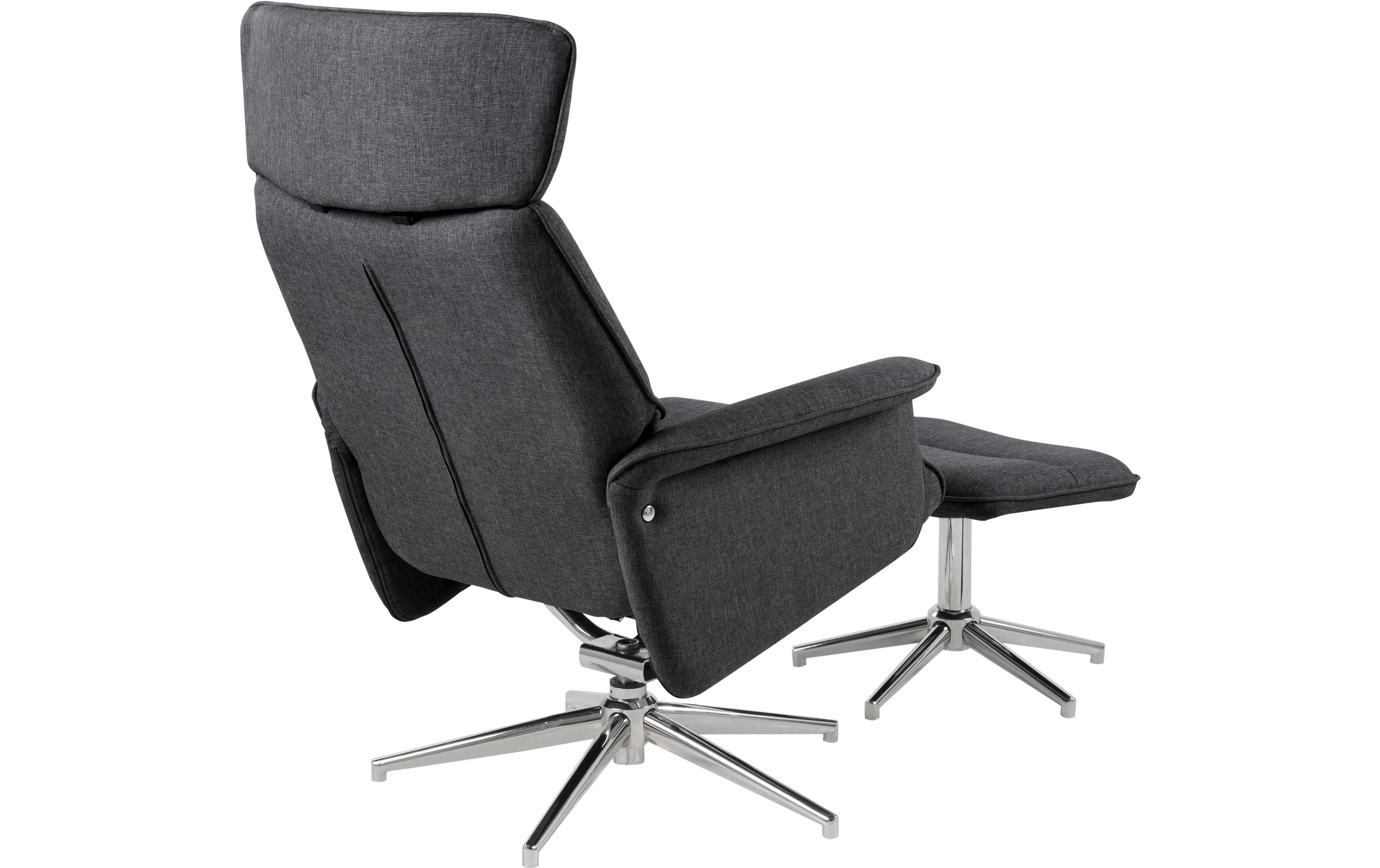 AC Design Sessel Alura Polyurethan (PU)/Stahl, Dunkelgrau