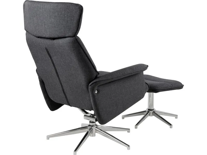 AC Design Sessel Alura Polyurethan (PU)/Stahl, Dunkelgrau AC Design Sessel Alura Polyurethan (PU)/Stahl, Dunkelgrau
