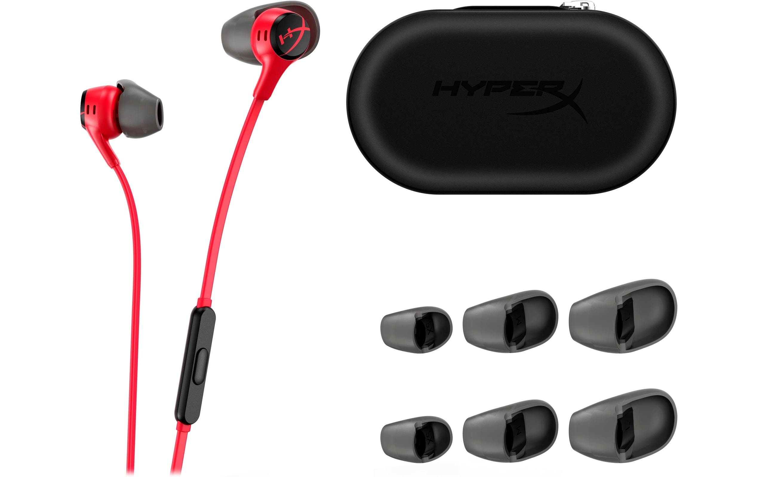 HyperX In-Ear-Kopfhörer Earbuds Rot