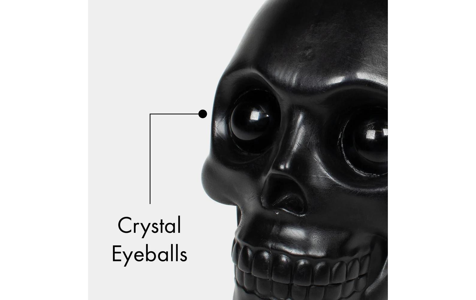 54Celsius Kerze Totenkopf 14 cm x 11.5 cm, Schwarz