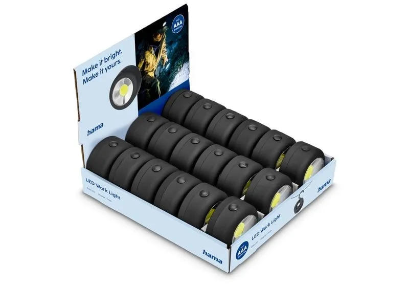 Hama W140 LED Kunststoff Schwarz 1.8 W 140 lm