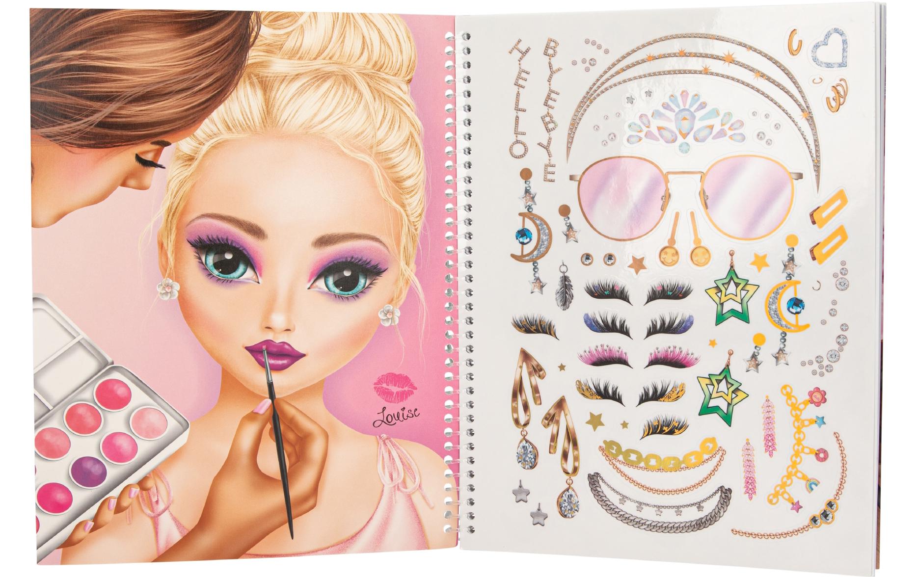 Topmodel Malbuch Make up Top Model 60 Seiten