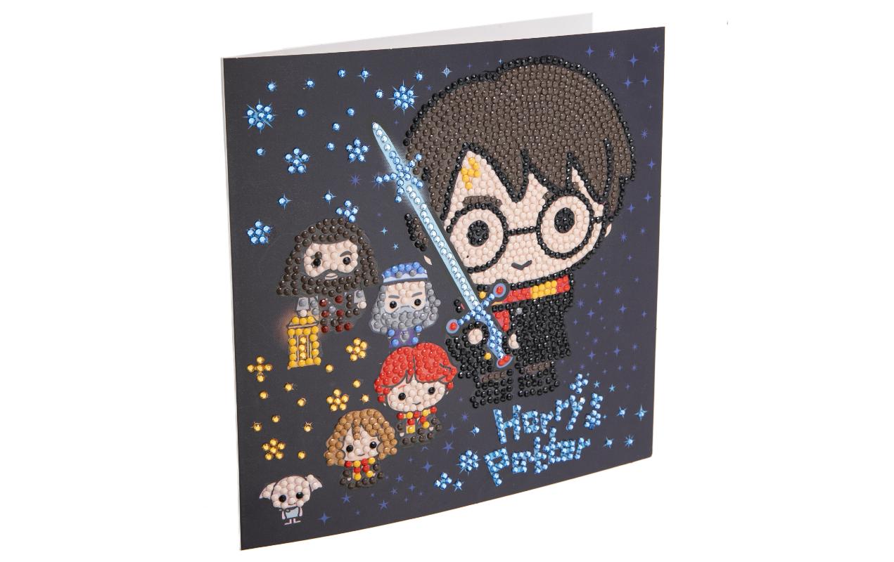 CRAFT Buddy Bastelset Crystal Art Card Harry Potter Family