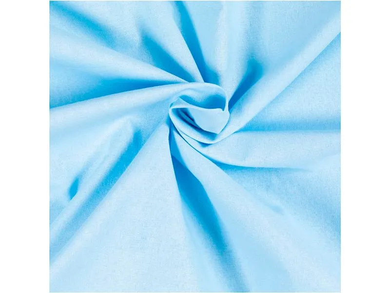 Creativ Company Stoff 145 cm x 200 cm, Hellblau