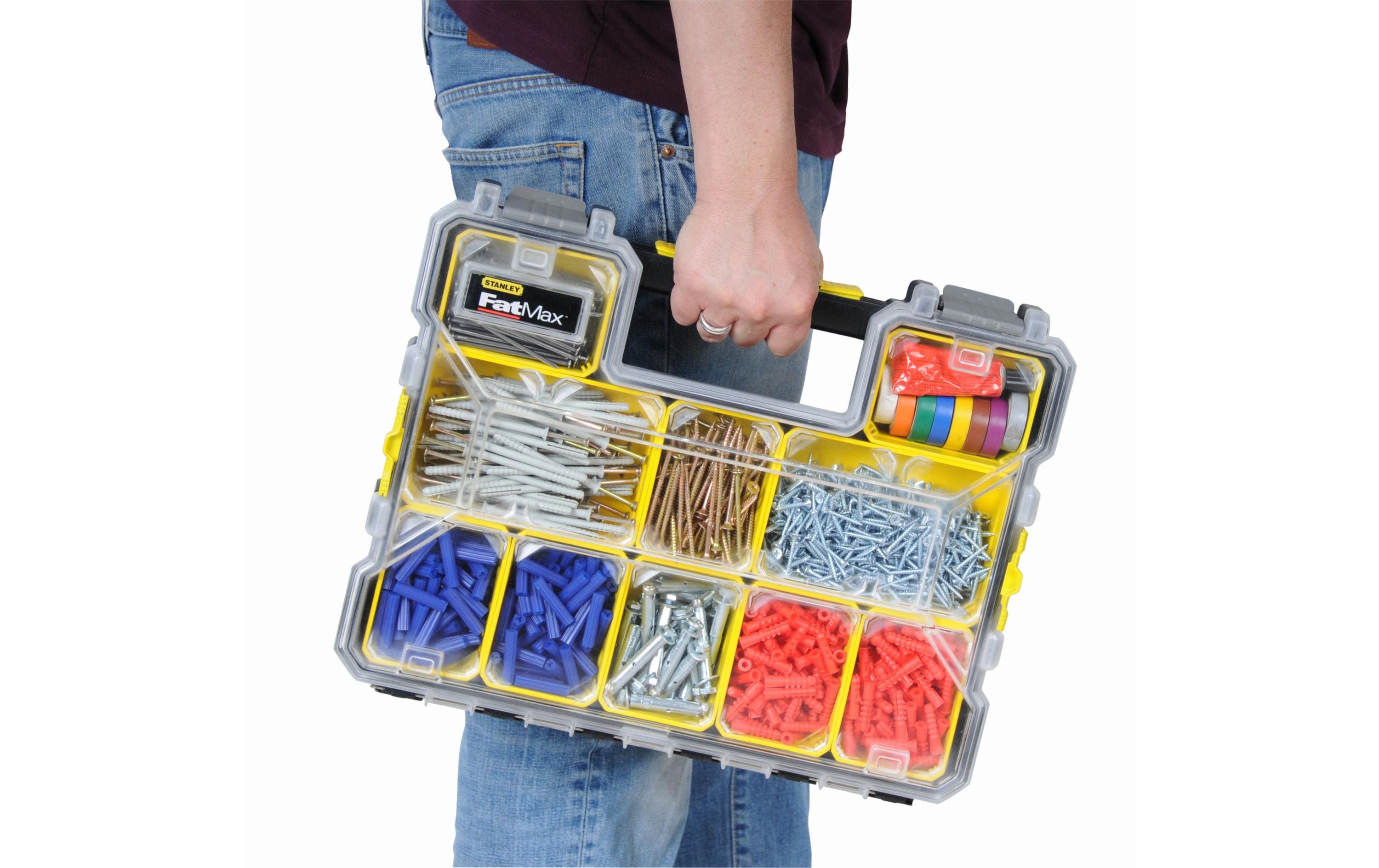 Stanley Fatmax Organizer 10 Fächer, Kunststoffschliessen Stanley Fatmax Organizer 10 Fächer, Kunststoffschliessen