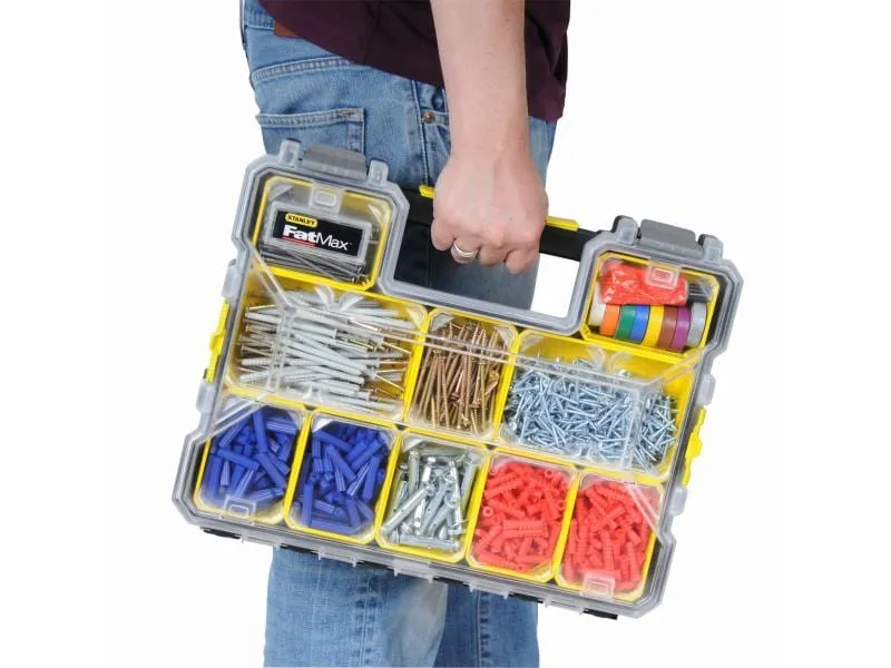 Stanley Fatmax Organizer 10 Fächer, Kunststoffschliessen Stanley Fatmax Organizer 10 Fächer, Kunststoffschliessen