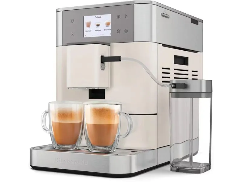 KitchenAid Kaffeevollautomat KF7 Porzellanweiss KitchenAid Kaffeevollautomat KF7 Porzellanweiss