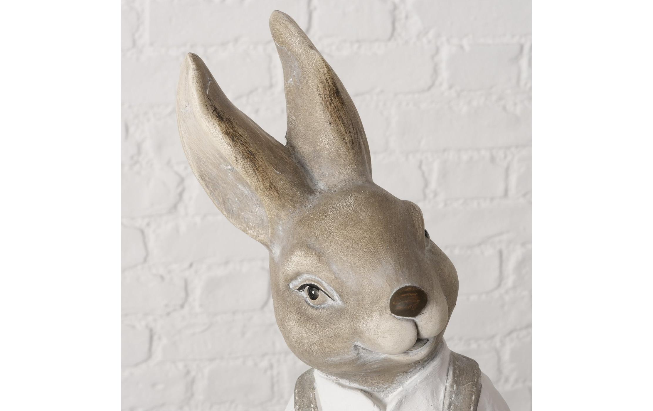 Boltze Aufsteller Terje Braun, Weiss, 48 cm