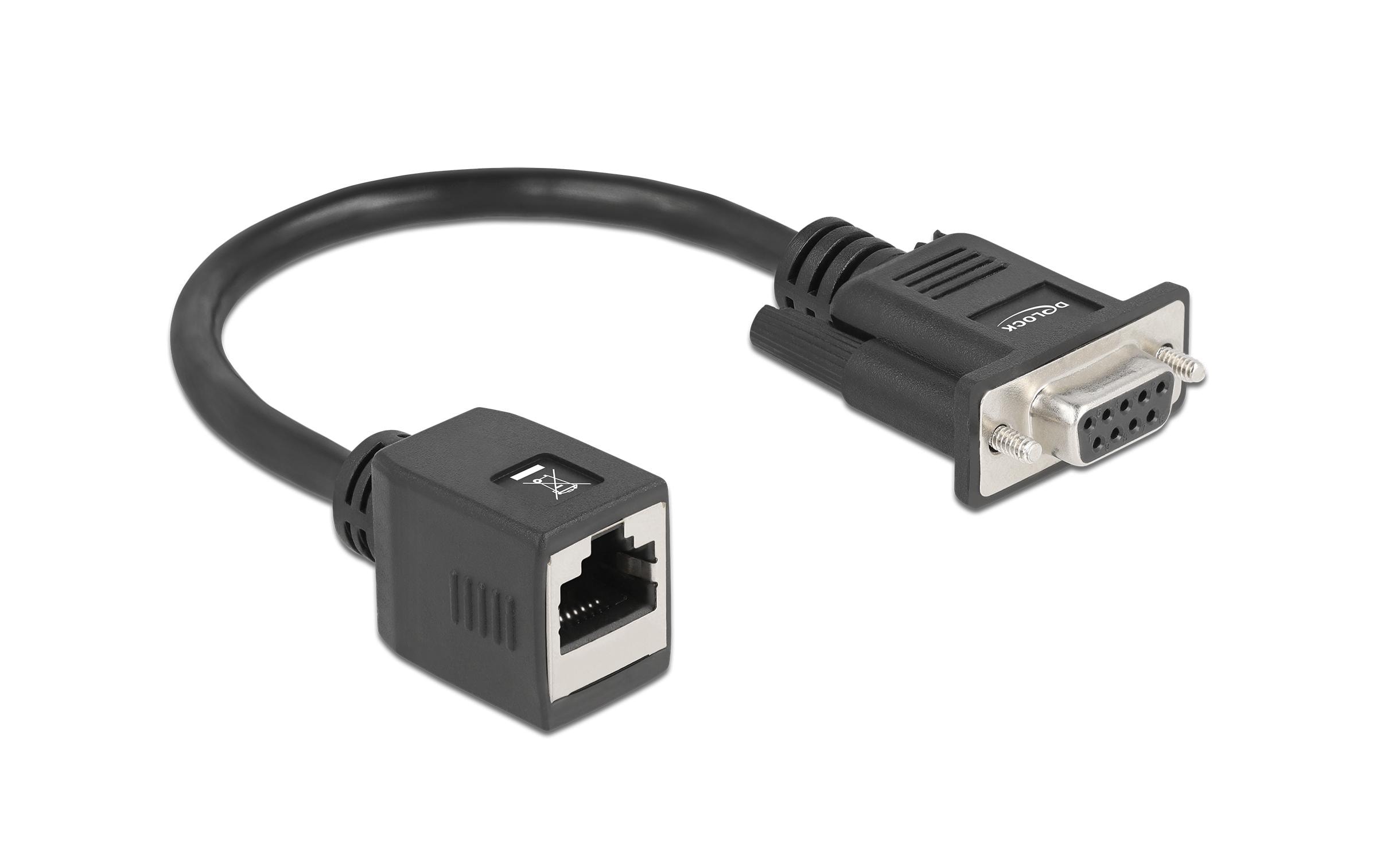 Delock Netzwerk-Adapter RS232/422/485 Buchse - LAN Ethernet Seriell