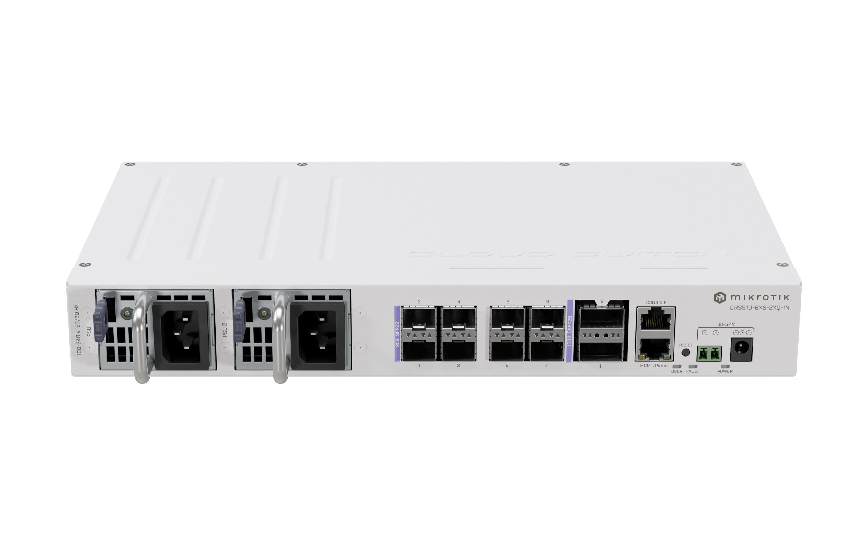 MikroTik SFP28 Switch CRS510-8XS-2XQ-IN 10 Port