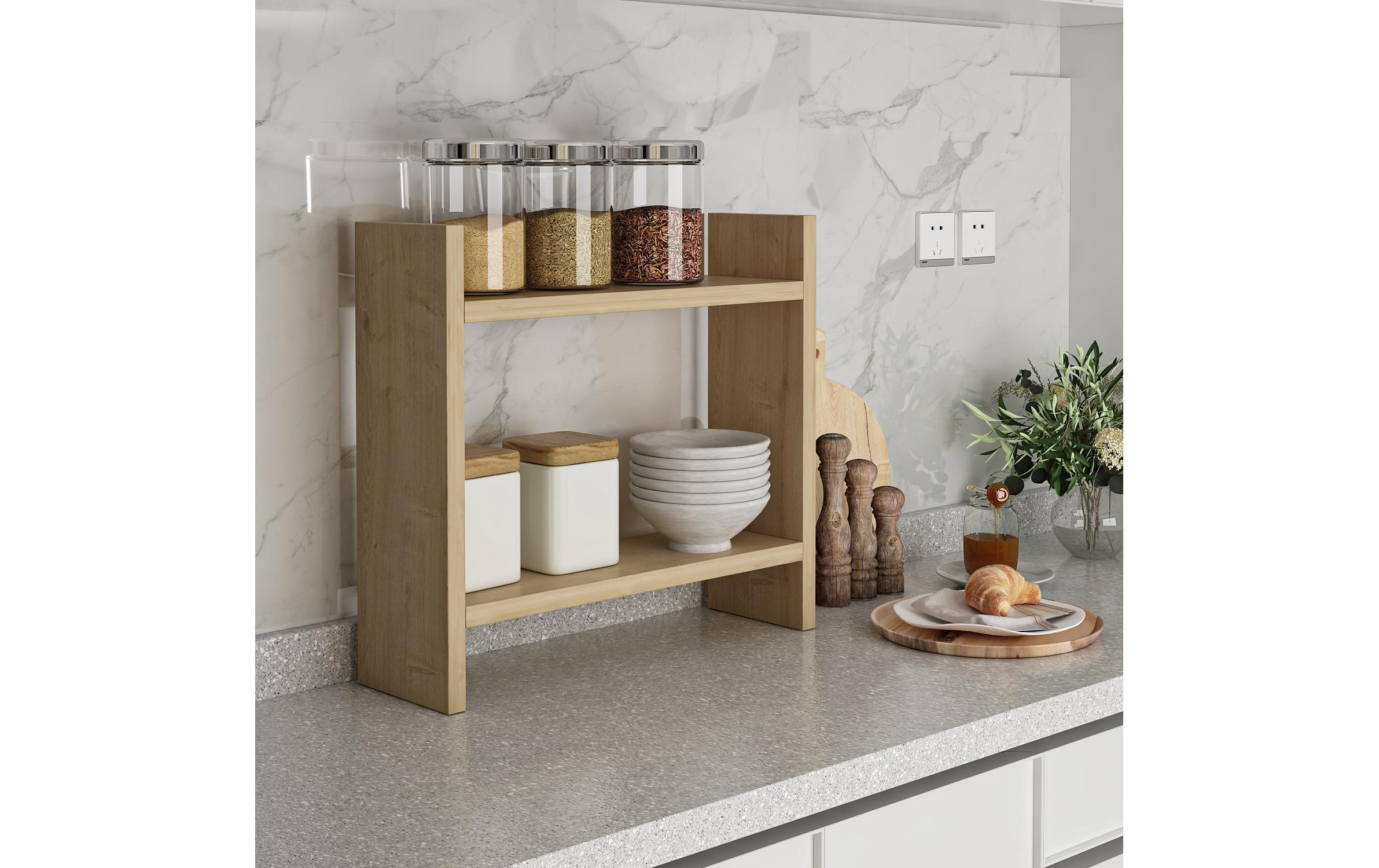 Woody Fashion Küchenregal Denver Sapphire, 34 x 10 x 30 cm