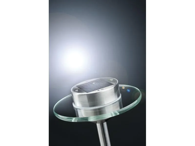 Paulmann Sockelleuchte LED Solarspiess Special Ufo, 3000K, Edelstahl Paulmann Sockelleuchte LED Solarspiess Special Ufo, 3000K, Edelstahl