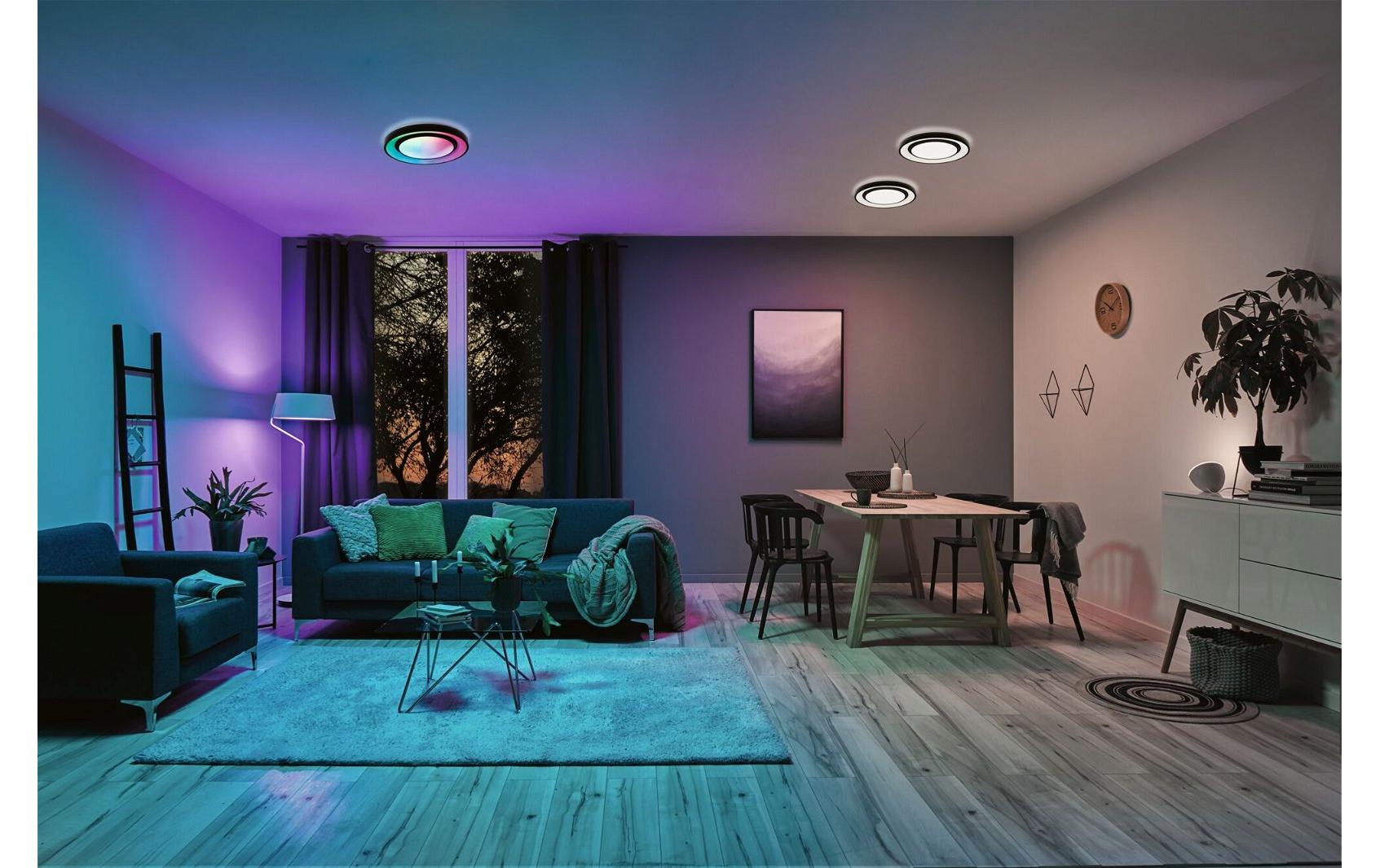 Paulmann Deckenleuchte LED Rainbow mit Regenbogeneffekt