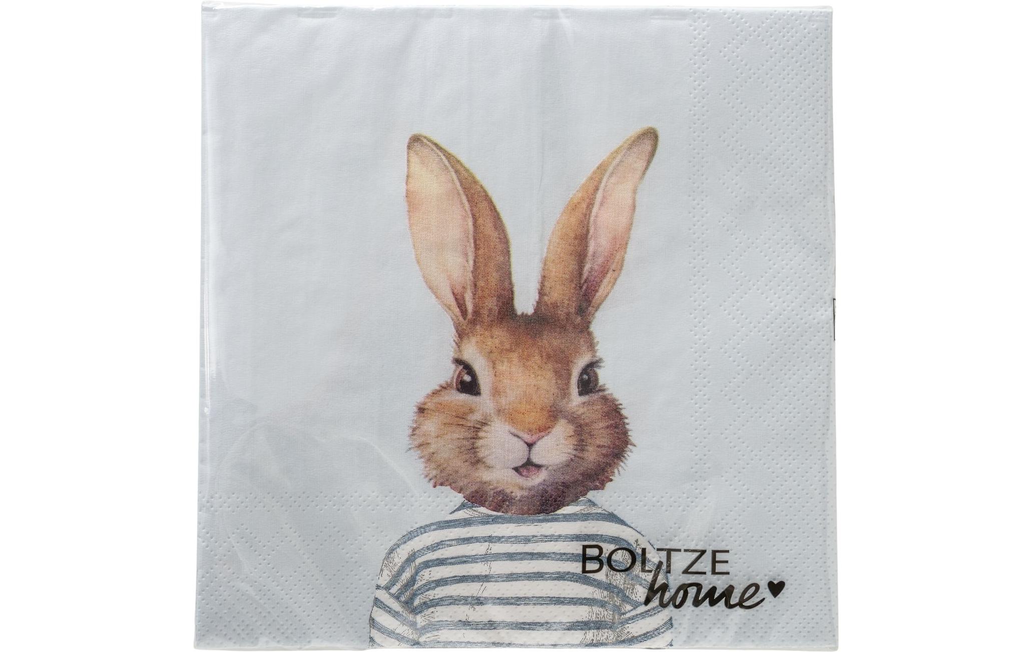 Boltze Serviette Jonas 16.5 x 16.5 cm, 20 Stück