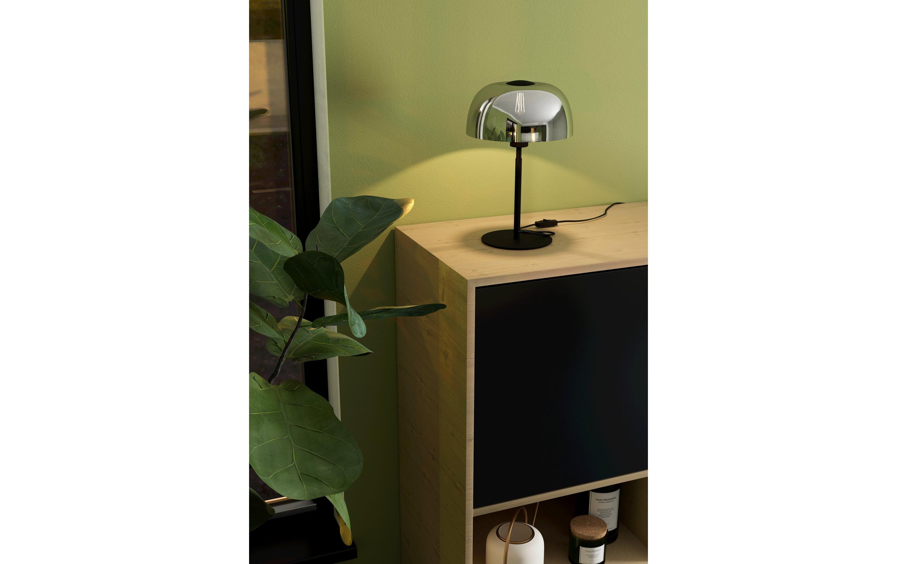 EGLO Leuchten Tischleuchte SOLO 2 schwarz exkl. E27 1x40W