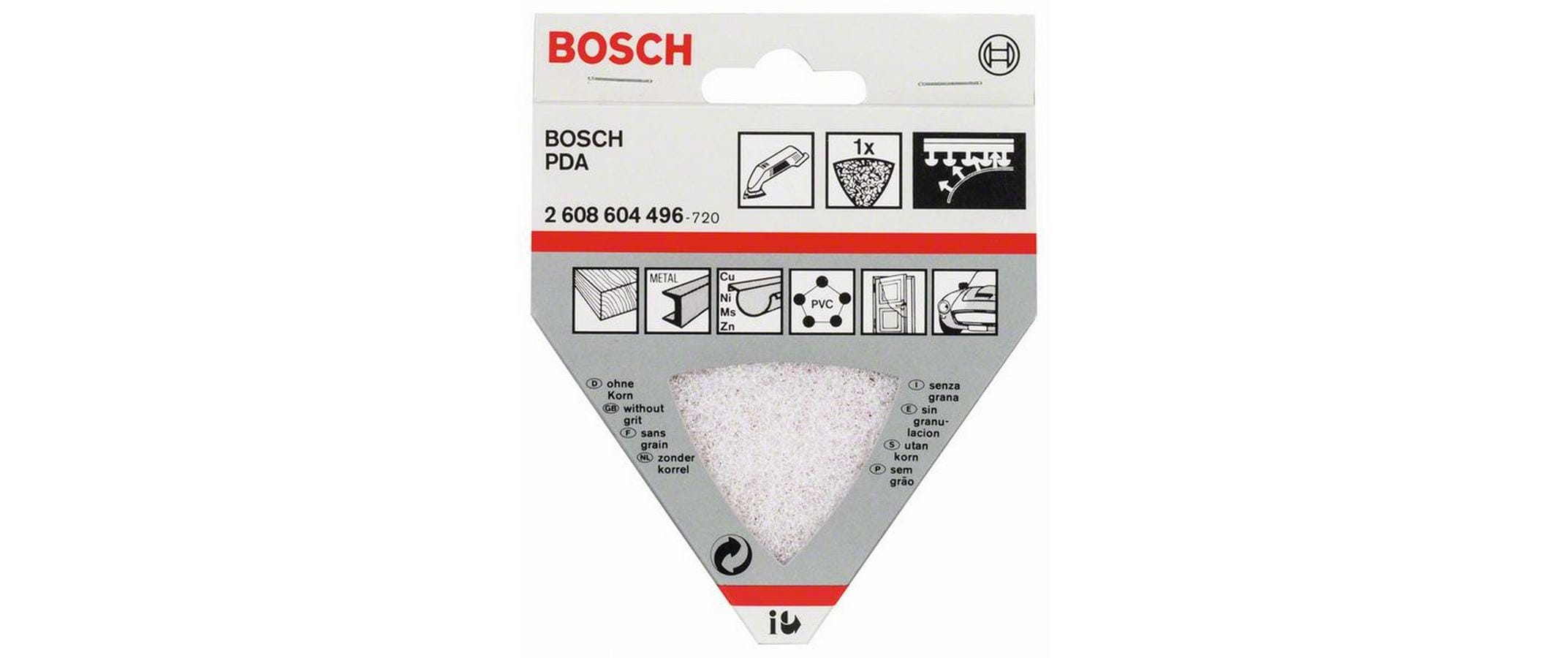 Bosch Professional Reinigungsvlies Starlock 93 mm, ohne Korn Bosch Professional Reinigungsvlies Starlock 93 mm, ohne Korn