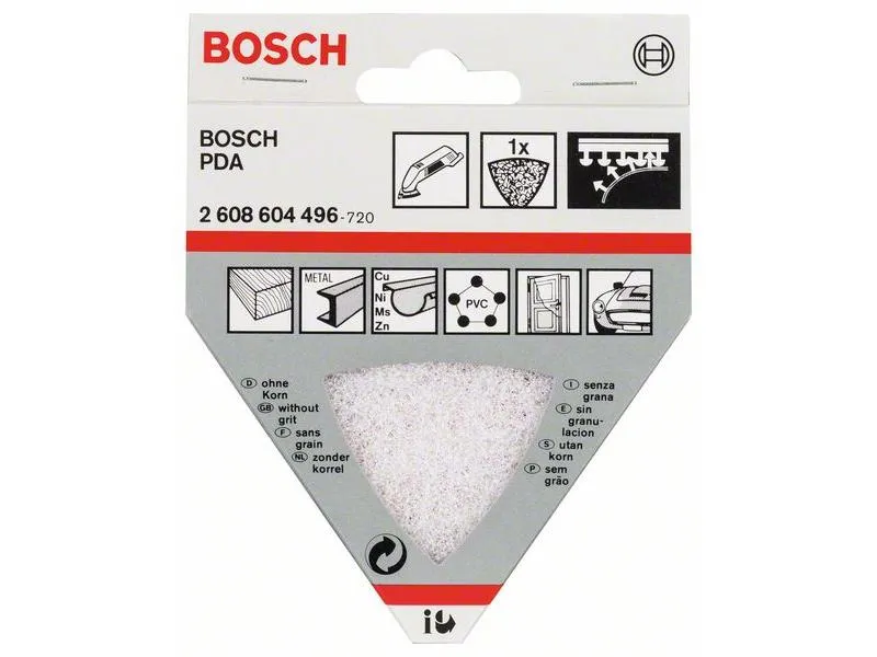 Bosch Professional Reinigungsvlies Starlock 93 mm, ohne Korn