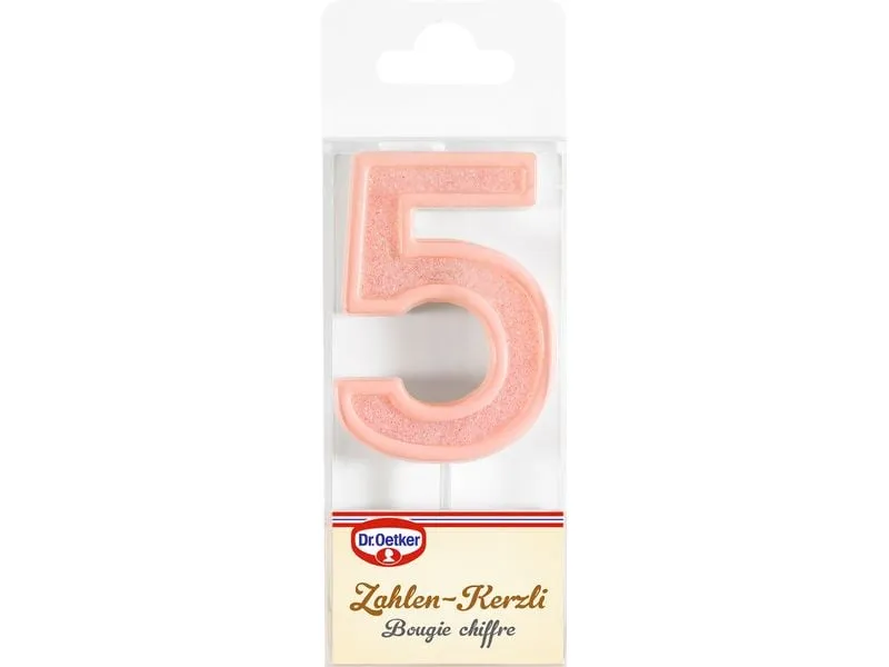 Dr.Oetker Zahlenkerze 5 1 Stück Dr.Oetker Zahlenkerze 5 1 Stück