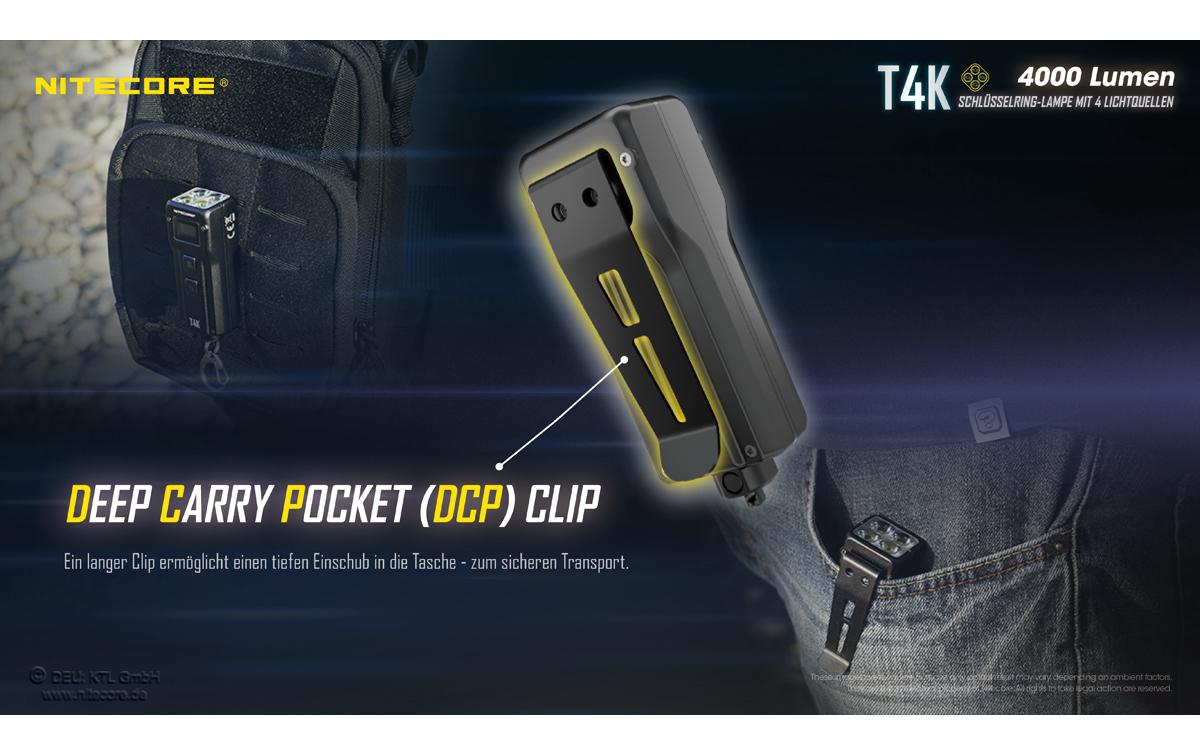 Nitecore Taschenlampe T4K