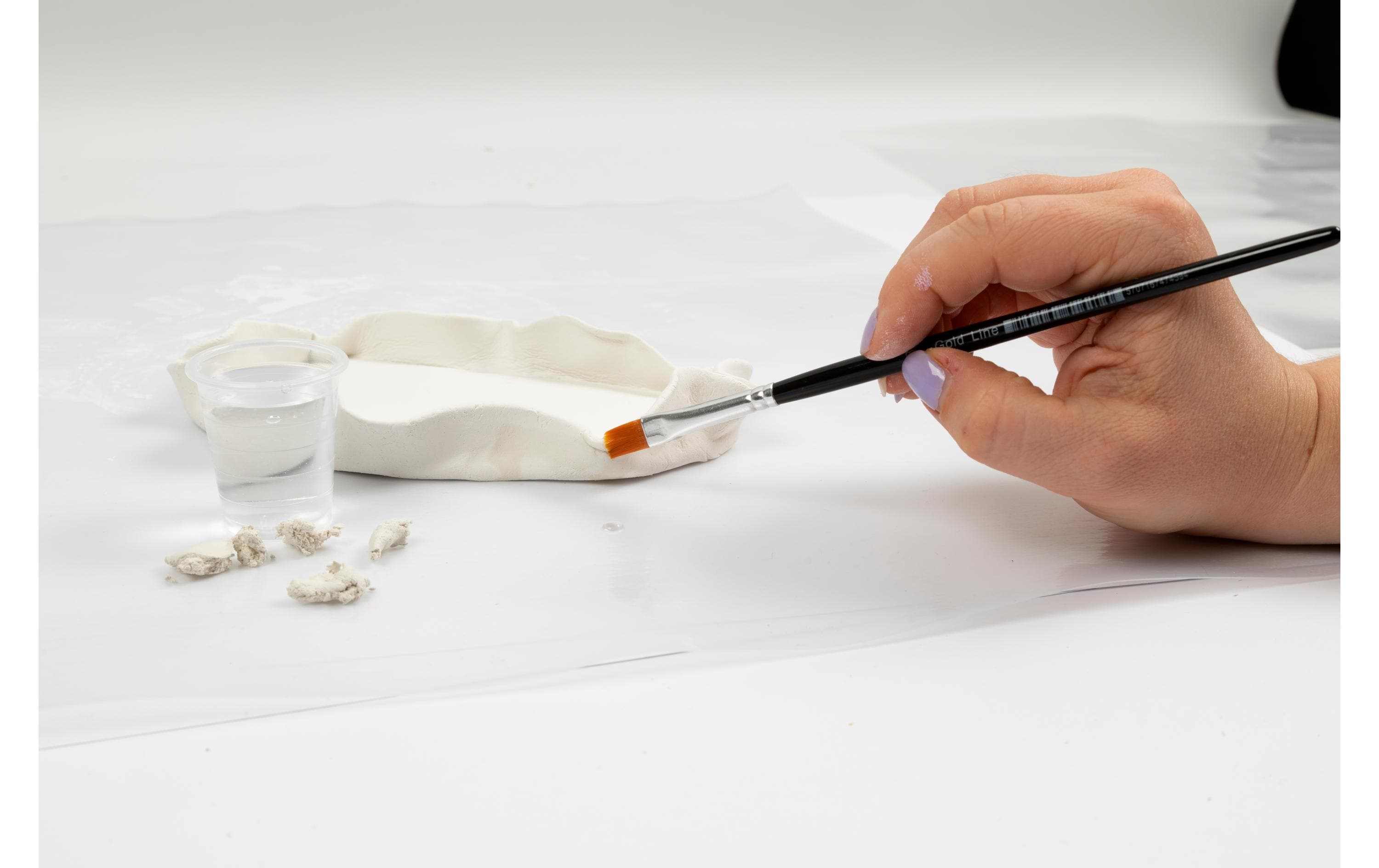 Creativ Company Modellier-Set Schalen Rosa/Weiss