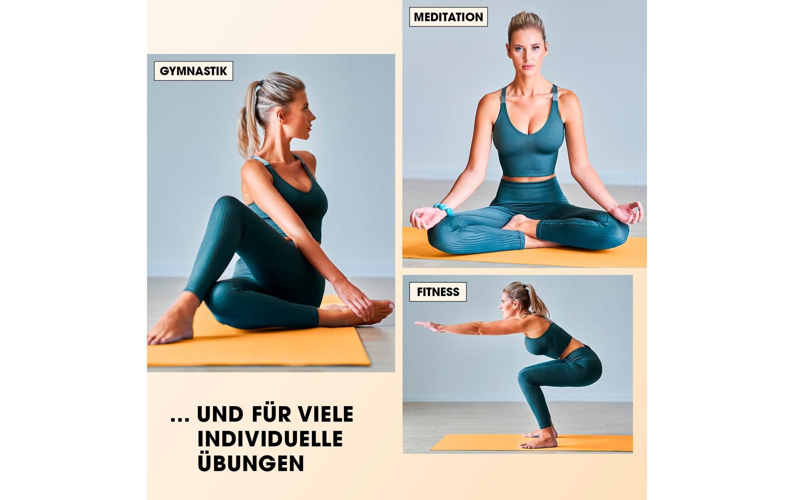 World Fitness Fitnessmatte Jivan 183 cm x 61 cm, Orange