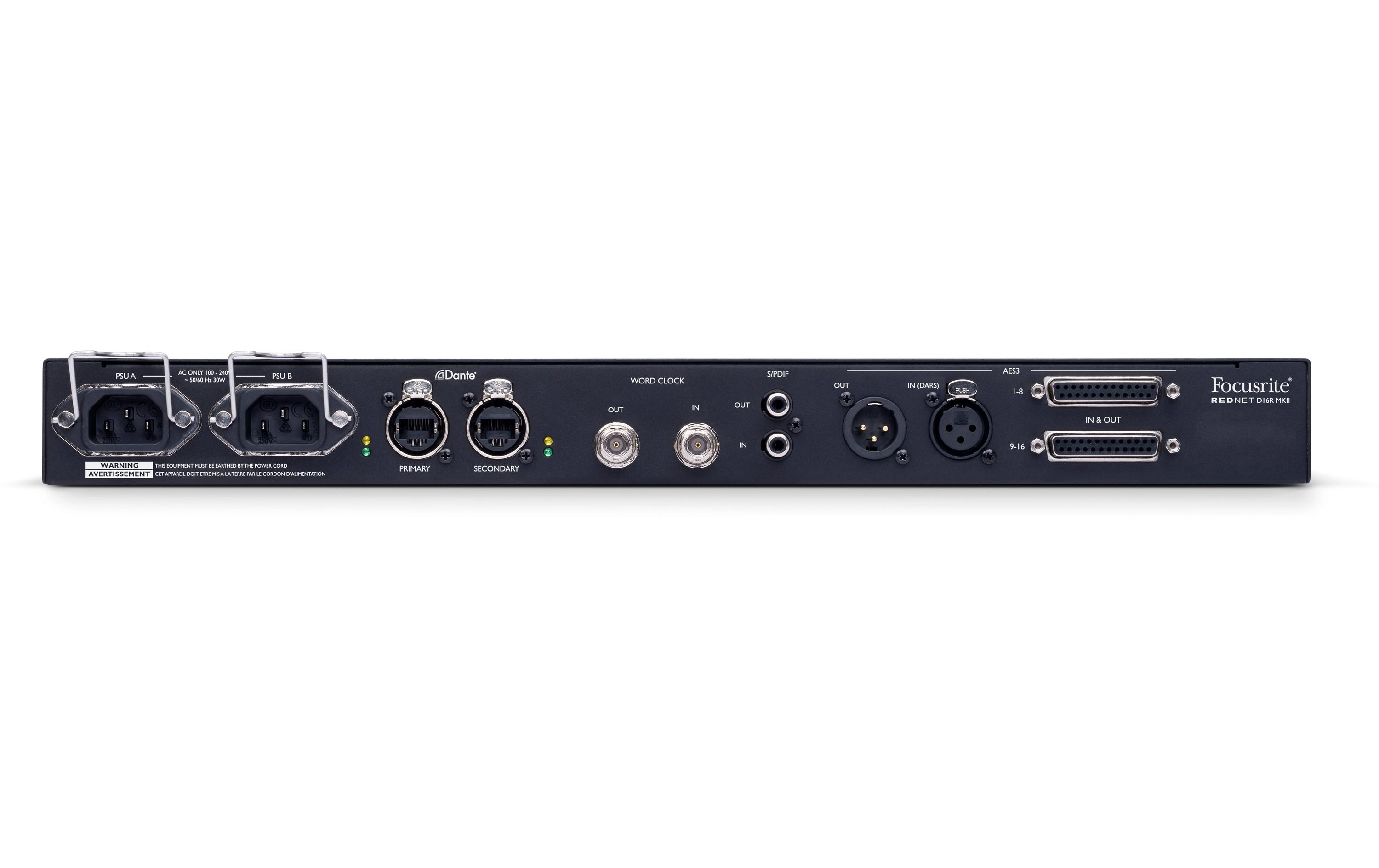 Focusrite Audio Interface RedNet D16R MkII