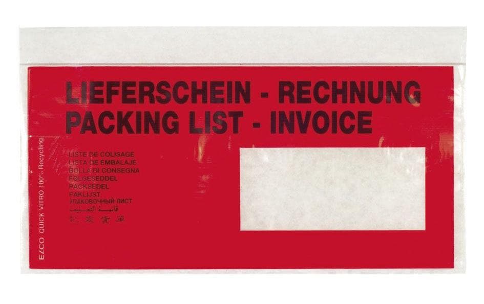 ELCO Dokumententasche Quick Vitro C5/6 Fenster rechts, 250 Stück ELCO Dokumententasche Quick Vitro C5/6 Fenster rechts, 250 Stück
