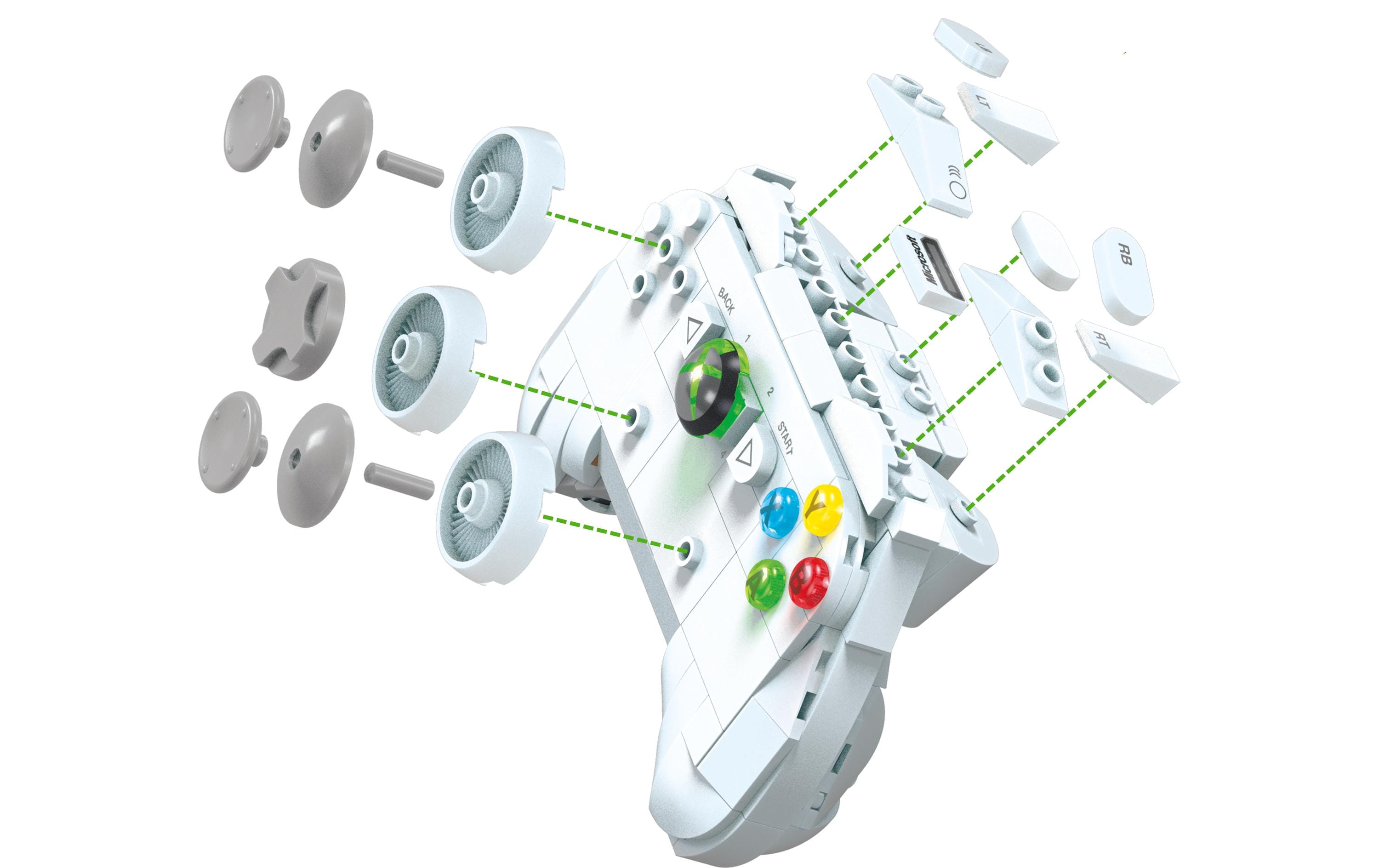 Mega Construx Bausteinmodell Collector XBOX 360 Konsole