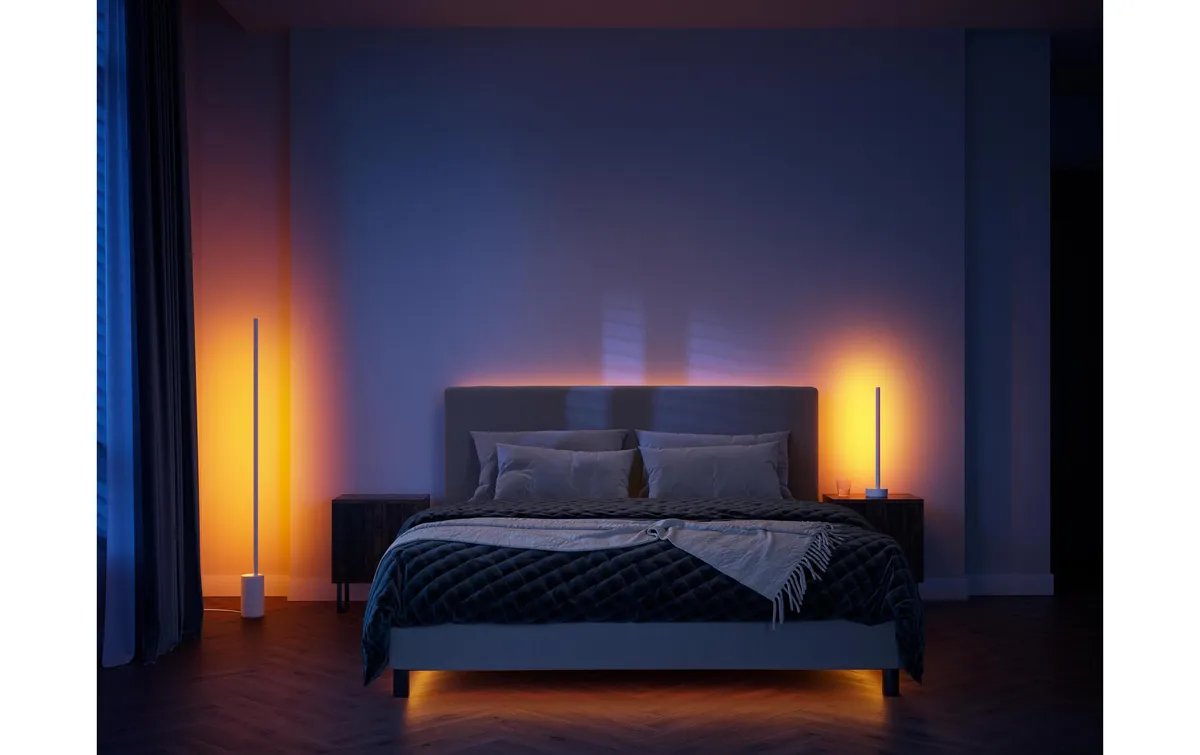 Philips Hue Gradient Signe Stehleuchte Weiss Philips Hue Gradient Signe Stehleuchte Weiss