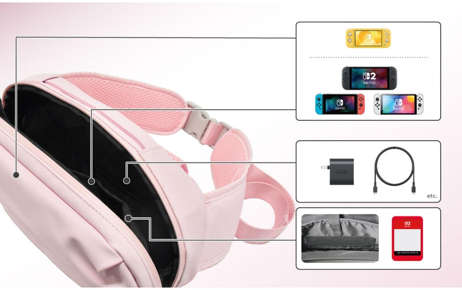 Hori Shoulder Bag Adventure Pack – Cozy Pink [NSW2]