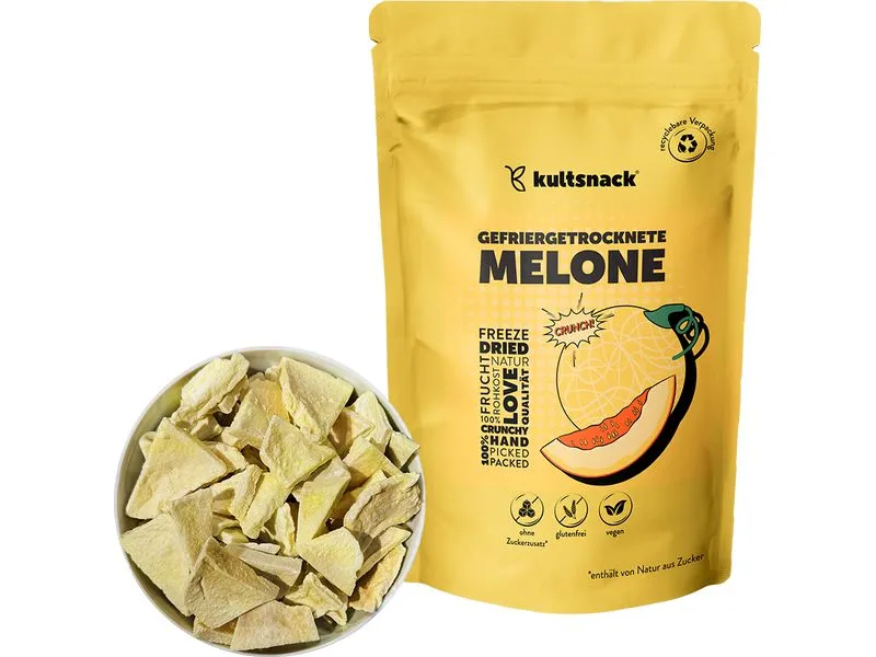 kultsnack Melone gefriergetr. 75 g