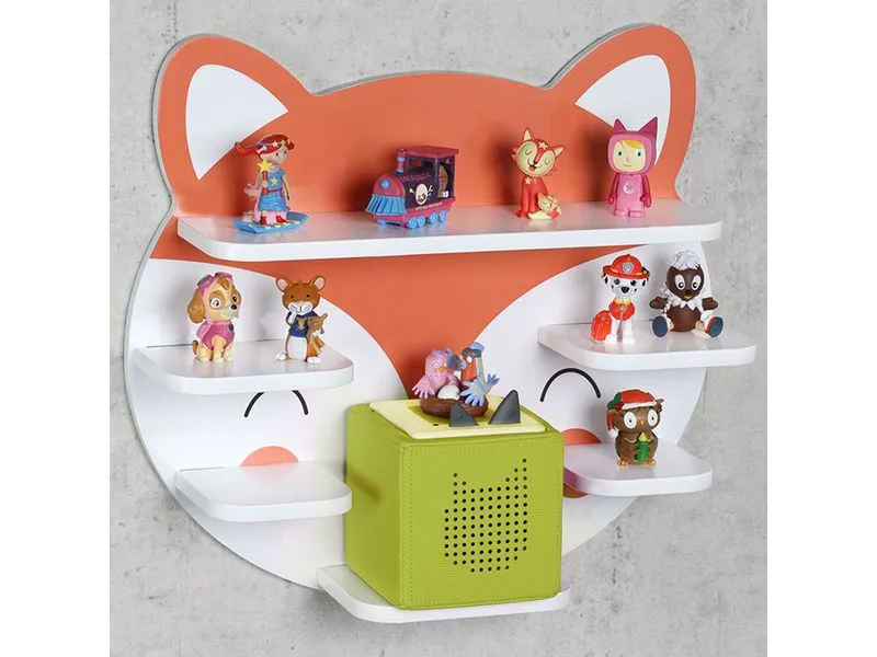 Kesper Étagère Bambus Orange Weiss 45 x 12 x 42 cm