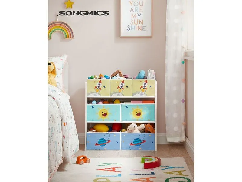 Songmics Regal mit 7 Boxen Songmics Regal mit 7 Boxen