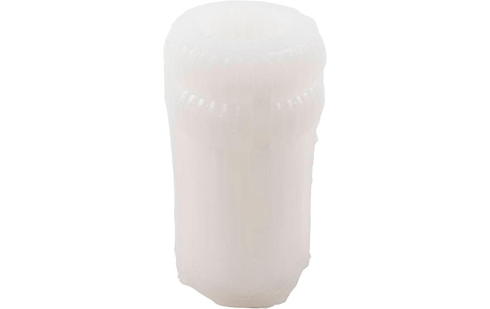 Creativ Company Kerzengiessform Silikon gerippter Zylinder mit Bogen