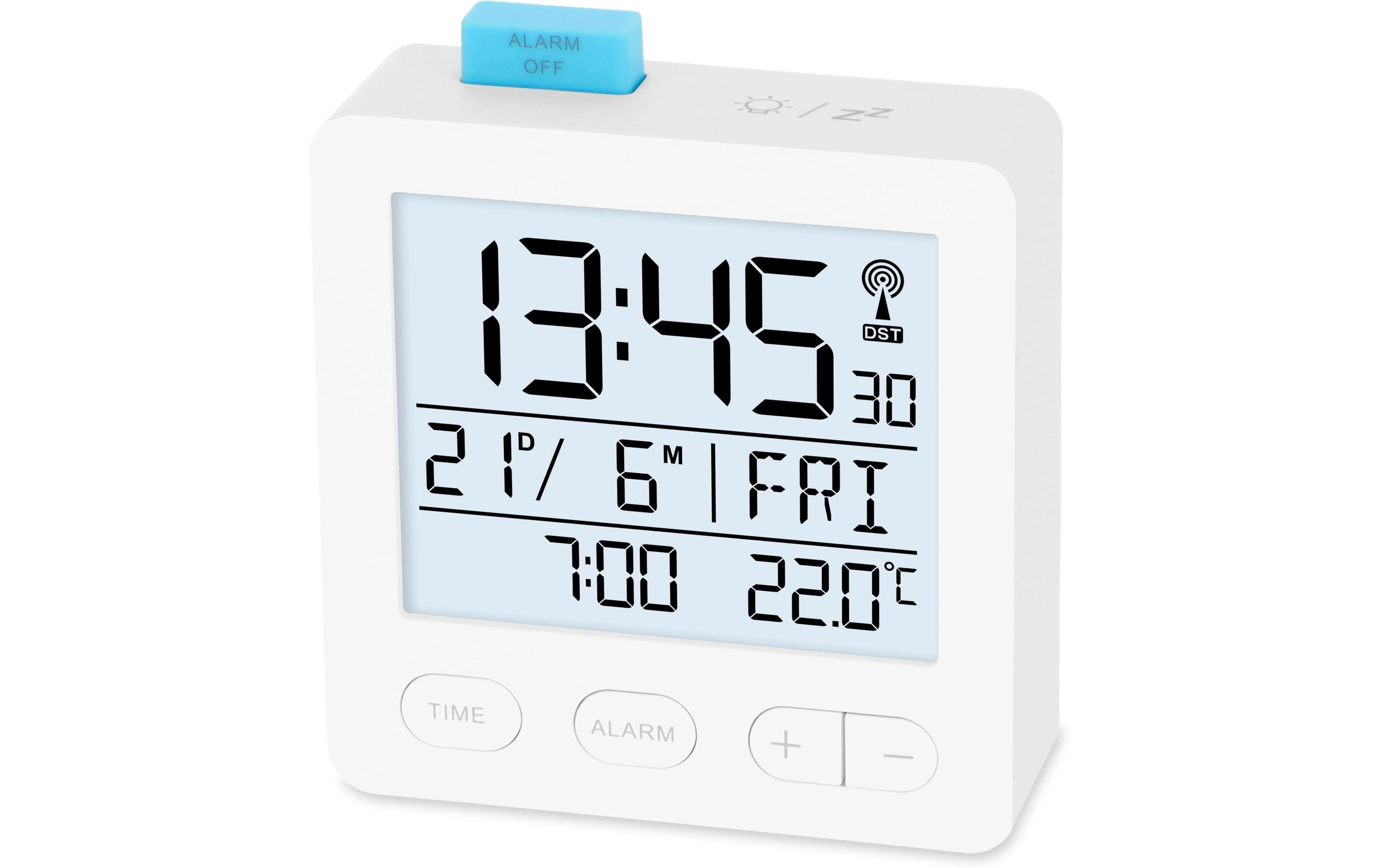 ADE Digitalwecker Weiss