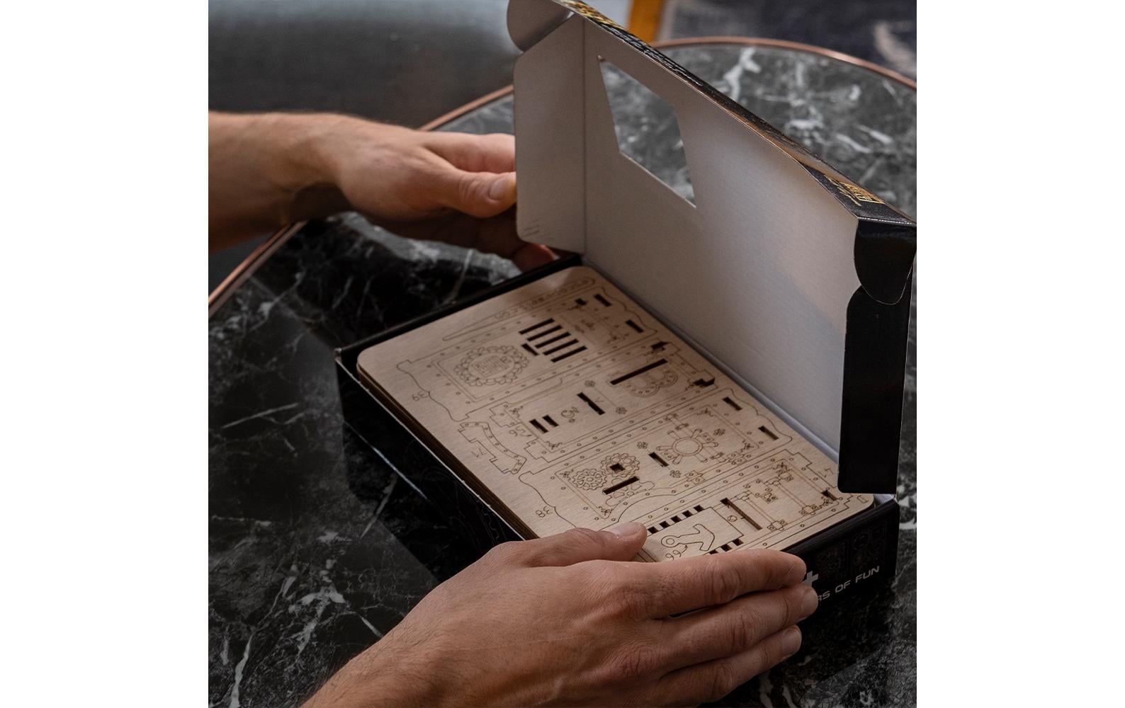 Escape Welt Rätselspiel Fort Knox Box Pro Bausatz