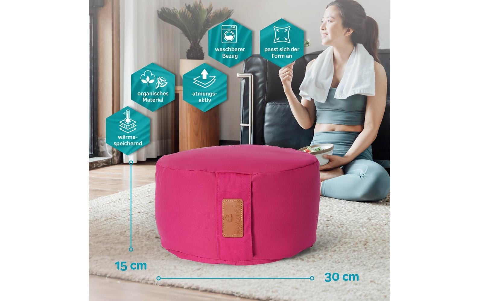 DoYourYoga Yoga-Kissen Vishnu Pink