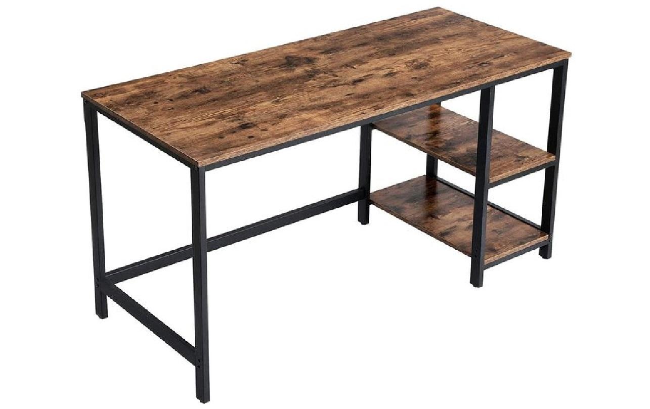 Songmics Tisch LWD55X Vintagebraun-Schwarz