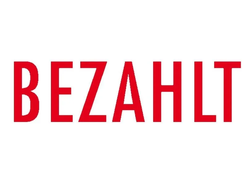 Colop Wort- und Datumsstempel Green Line «BEZAHLT», Rot Colop Wort- und Datumsstempel Green Line «BEZAHLT», Rot