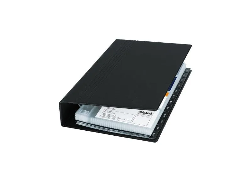 Sigel Visitenkartenbuch A - Z 200 Stück Sigel Visitenkartenbuch A - Z 200 Stück