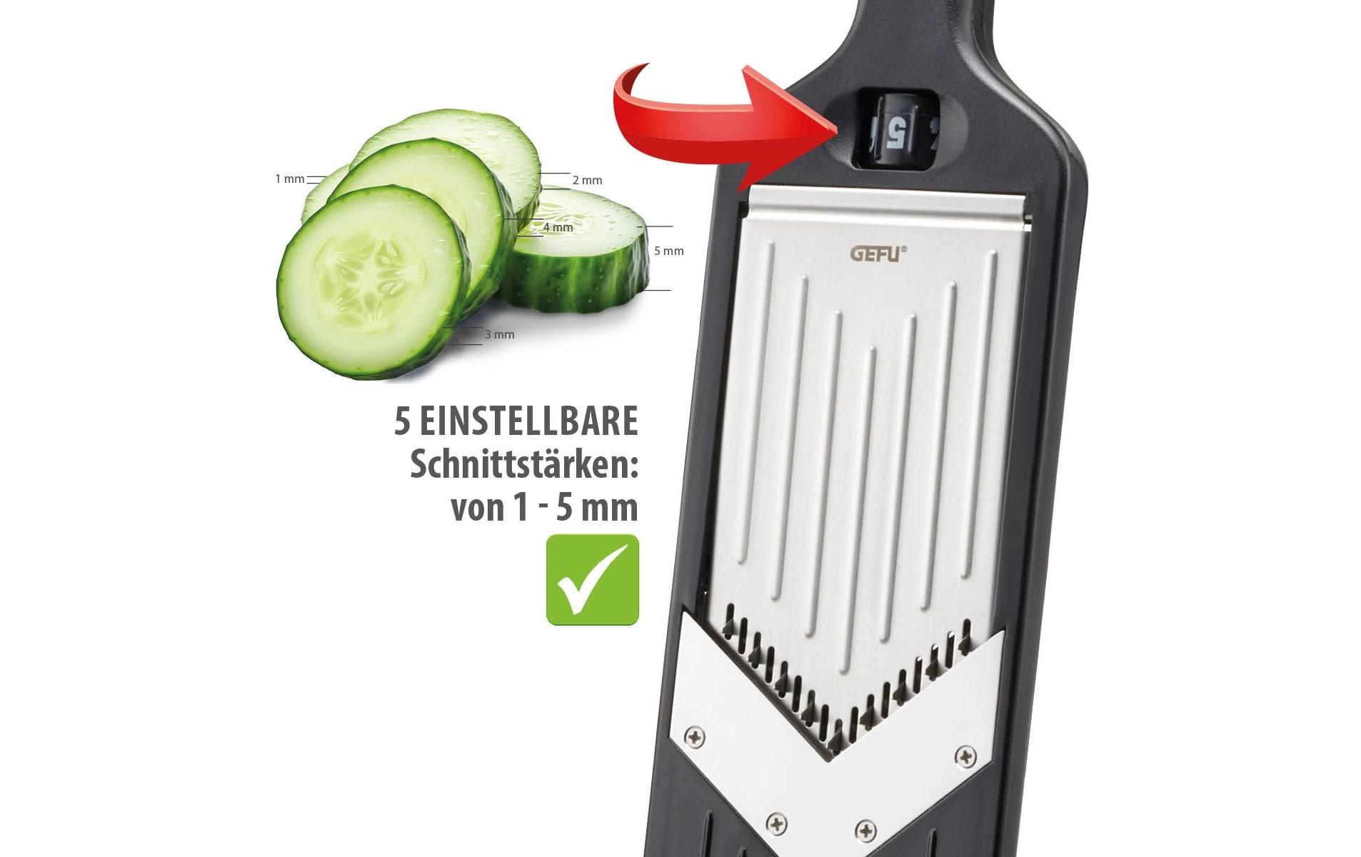 GEFU Käsehobel Julienne Violi 2.0 Schwarz