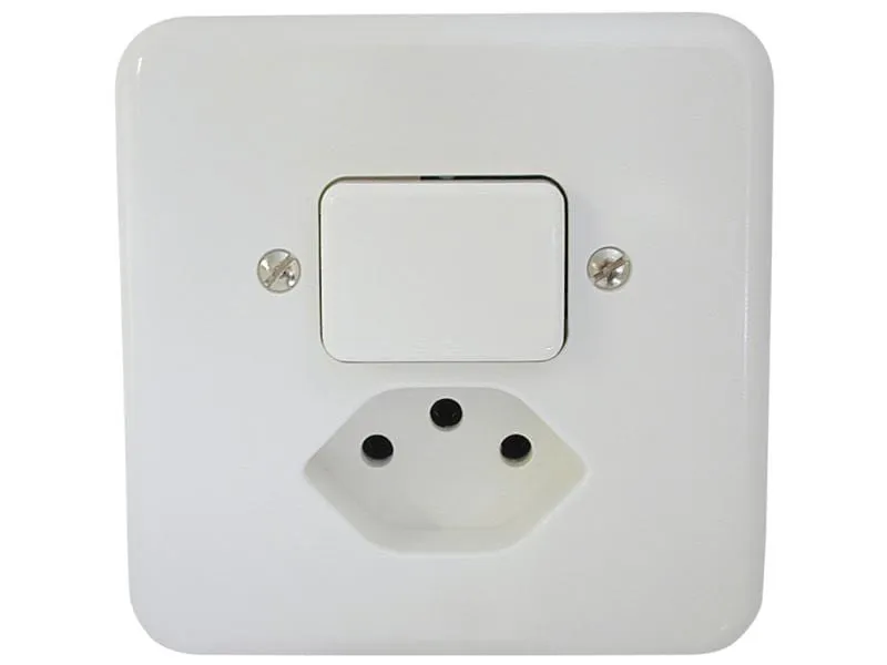 Mica Kleinkombi UP Druckschalter und Steckdose Mica Kleinkombi UP Druckschalter und Steckdose